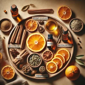 ingredients for sweet orange essential oil